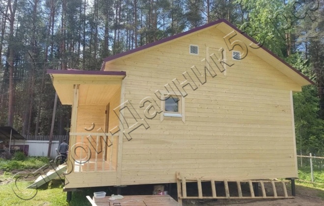5 Каркасный дом Д-18, 8x67м, 56 М², Тверская область, Вышневолоцкий район, ст. Тверца (9)